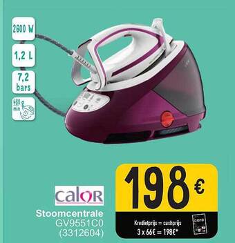 Cora Calor stoomcentrale aanbieding