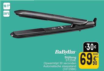 Babyliss stijltang