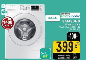 Cora Samsung wasmachine aanbieding