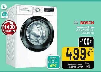 Cora Bosch wasmachine aanbieding