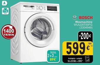 Cora Bosch wasmachine aanbieding