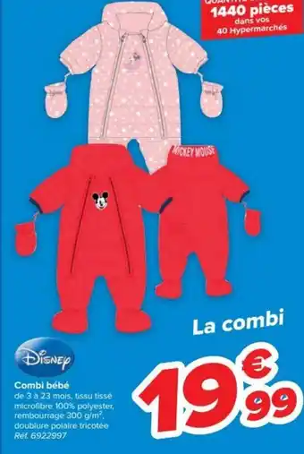 Carrefour Disney Combi Bebe aanbieding