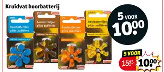 Kruidvat Kruidvat Hoorbatterijen 5voor aanbieding