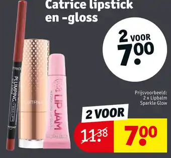 Kruidvat Catrice Lipstick en Gloss 2voor aanbieding