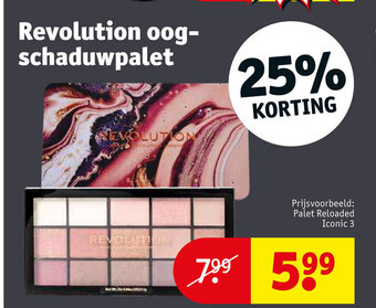 Kruidvat Revolution Oogschaduwpalet aanbieding