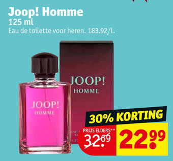 Kruidvat Joop! Homme 125ml aanbieding