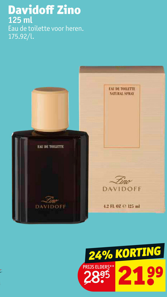 Davidoff Zino 125ml promotie bij Kruidvat