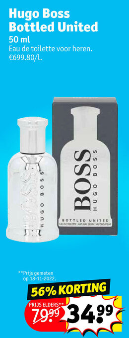 Kruidvat Hugo Boss Bottled United 50ml aanbieding