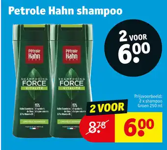 Kruidvat Petrole Hahn Shampoo 2voor aanbieding