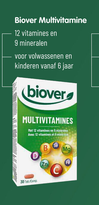 Kruidvat Biover Multivitamine aanbieding