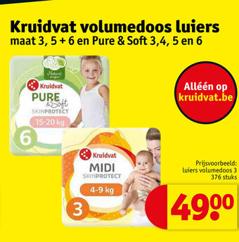 Kruidvat Kruidvat Volumedoos Luiers aanbieding