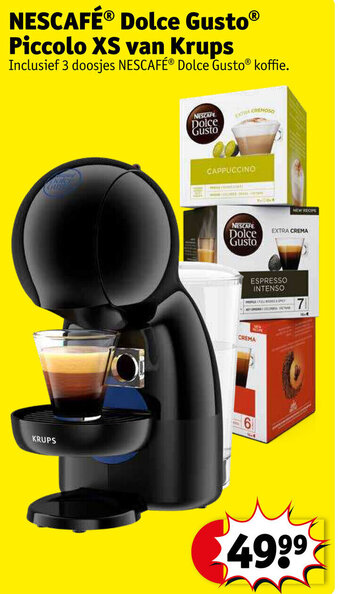 Kruidvat Nescafe Dolce Gusto Piccolo XS van Krups aanbieding