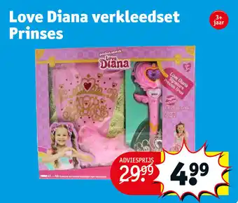 Kruidvat Love Diana Verkleedset Prinses aanbieding