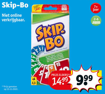Kruidvat Skip-Bo aanbieding