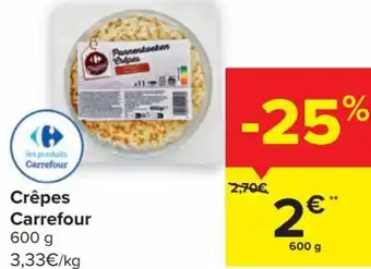 Crepes Carrefour 600g