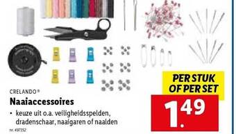 Lidl Crelando naaiaccessoires aanbieding
