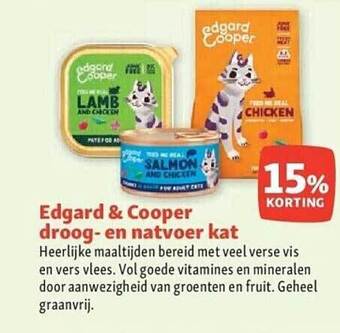 Maxi Zoo Edgard & cooper droog en natvoer kat aanbieding