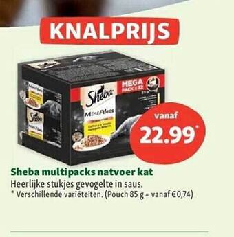 Maxi Zoo Sheba multipacks natvoer kat aanbieding