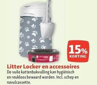 Maxi Zoo Litter locker en accessoires aanbieding