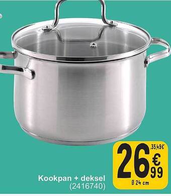 Cora Kookpan + deksel aanbieding