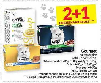 Intermarché Gourmet kattenvoeding aanbieding