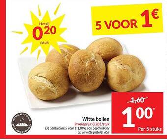 Intermarché Witte bollen aanbieding