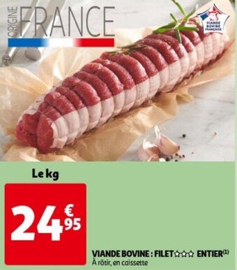 Auchan Viande Bovine: Filet Entier aanbieding