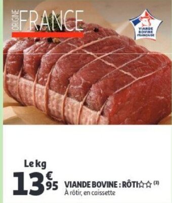 Auchan Viande bovine: roti le kg aanbieding