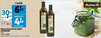Auchan Huile D'Olive Extra Viergw Auchan Bio aanbieding