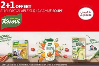 Knorr 2+1 Offert Au Choix Valable Sur La Gamme Soupe