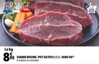 Auchan Viande Bovine: Pot Au Feu Sans Os aanbieding
