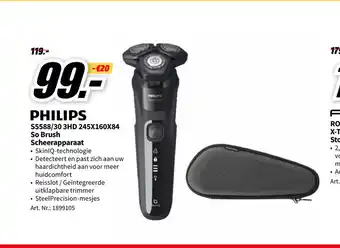 MediaMarkt Philips S5588/30 3HD 245X160X84 So Brush Scheerapparaat aanbieding