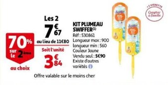 Auchan Kit Plumeau Swiffer aanbieding