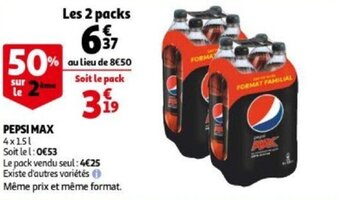 Auchan Pepsi Max aanbieding