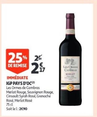 Auchan Igp pays d'oc aanbieding