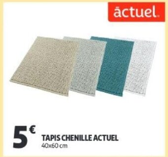 Auchan Tapis chenille actuel aanbieding