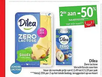 Intermarché Dilea zero lactose aanbieding
