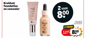 Kruidvat Kruidvat foundation en concealer aanbieding
