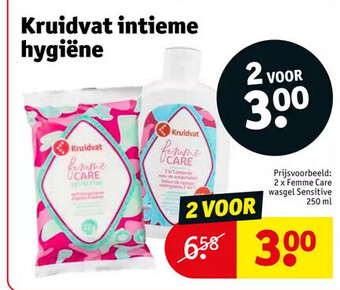Kruidvat Kruidvat intieme hygiëne aanbieding