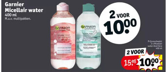 Kruidvat Garnier micellair water 400 ml aanbieding