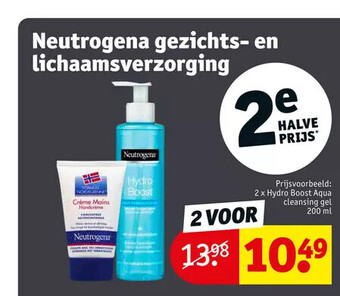 Kruidvat Neutrogena gezichts- en lichaamsverzorging aanbieding