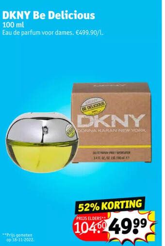 Kruidvat Dkny be delicious 100 ml aanbieding