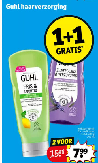 Kruidvat Guhl haarverzorging aanbieding