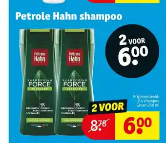 Kruidvat Petrole hahn shampoo aanbieding