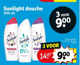 Kruidvat Sunlight douche 500 ml aanbieding