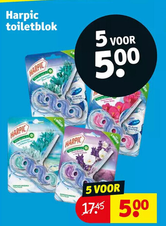 Kruidvat Harpic toiletblok aanbieding