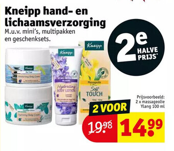 Kruidvat Kneipp hand- en lichaamsverzorging aanbieding