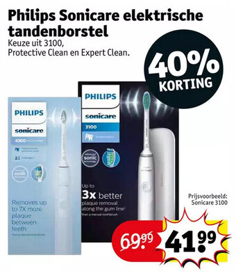 Kruidvat Philips sonicare elektrische tandenborstel aanbieding