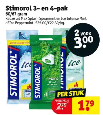 Stimorol 3- en 4-pak