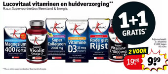 Kruidvat Lucovitaal vitaminen en huidverzorging aanbieding